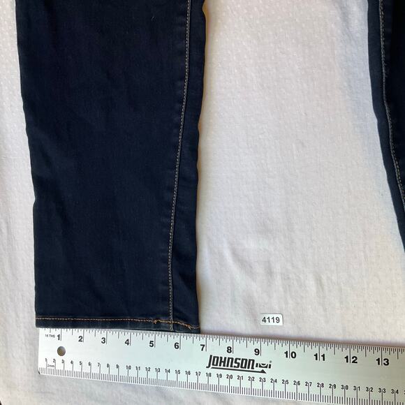 Kut Women Diana Skinny Jeans size 8 Dark Blue High Rise Slim Leg Stretch - Picture 7 of 12